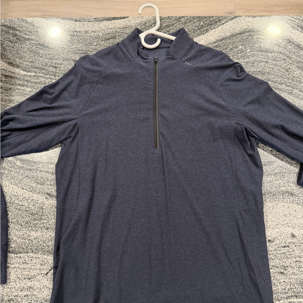 Lululemon Athletica Dark Blue Quarter-Zip Pullover